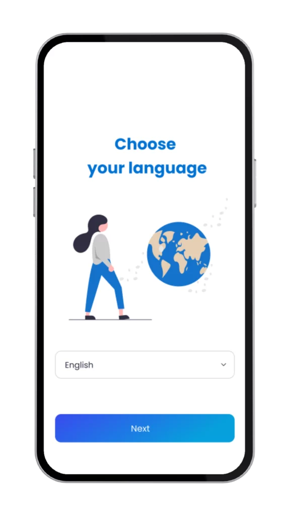 choose language interface